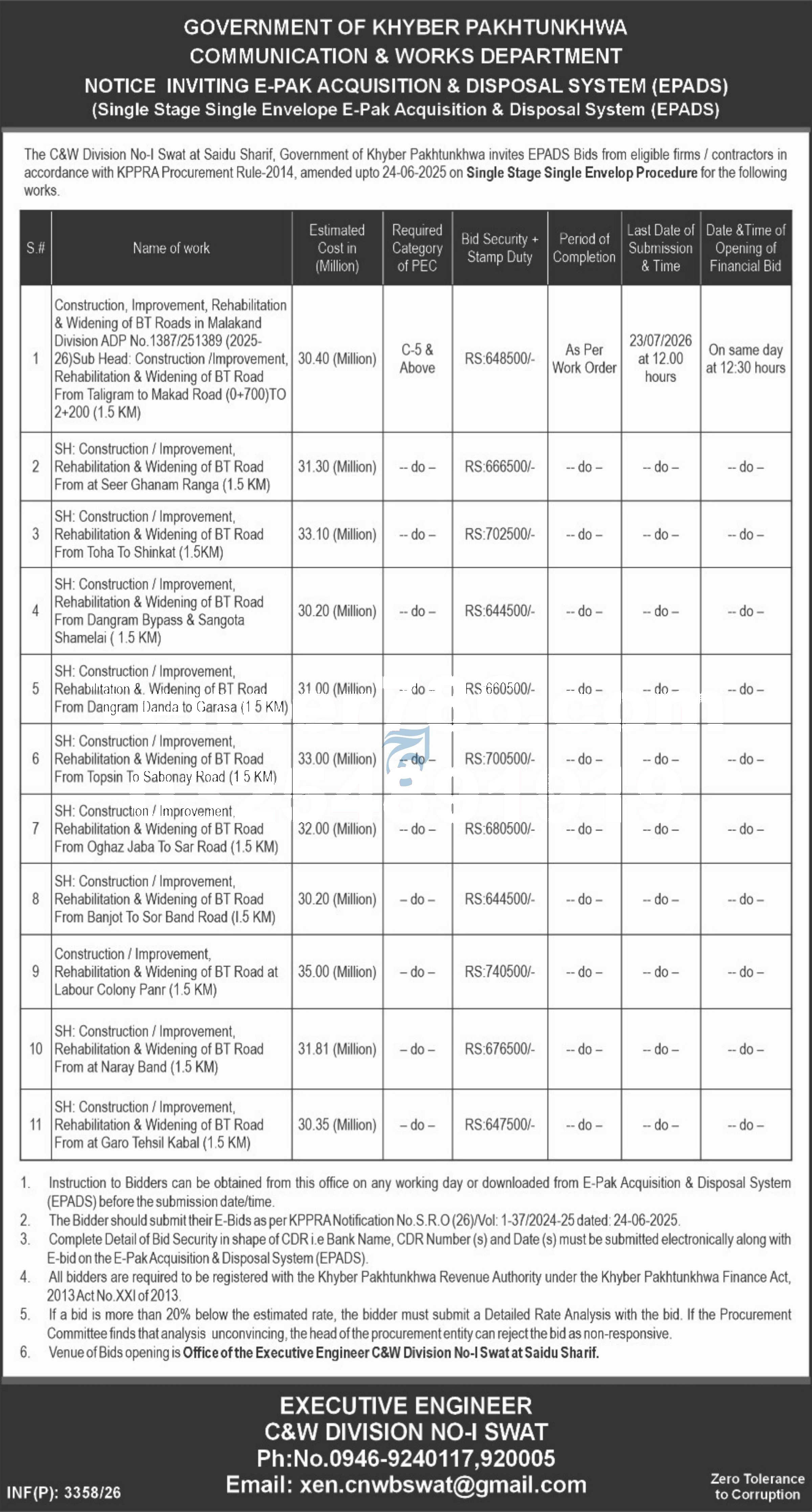 Tender Document