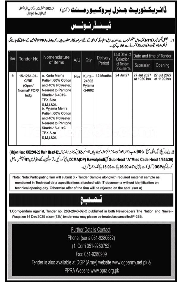 Tender Document