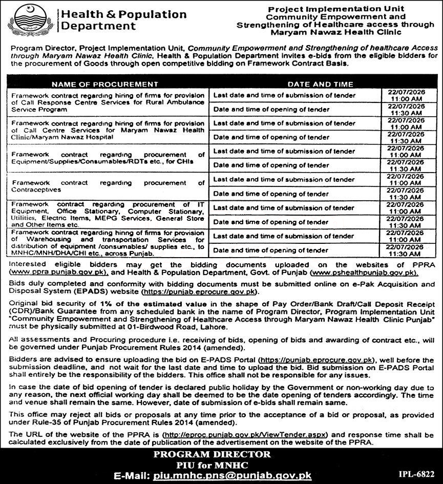 Tender Document