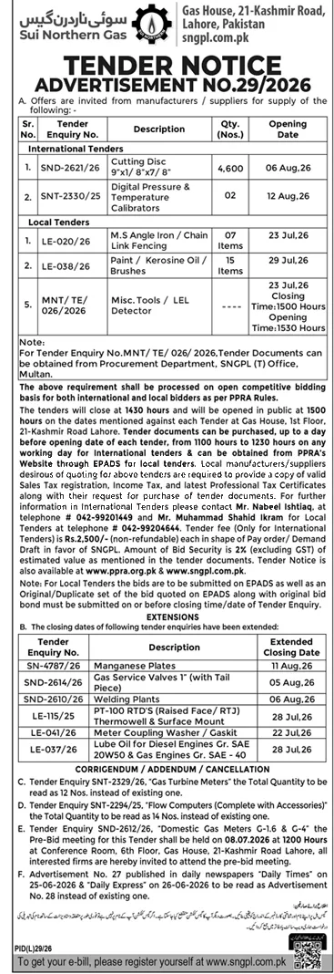 Tender Document