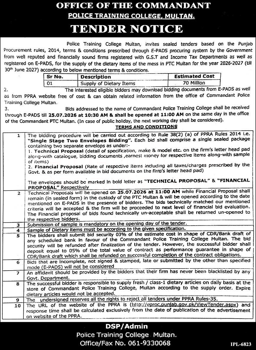 Tender Document