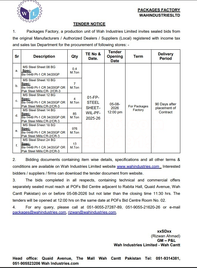 Tender Document