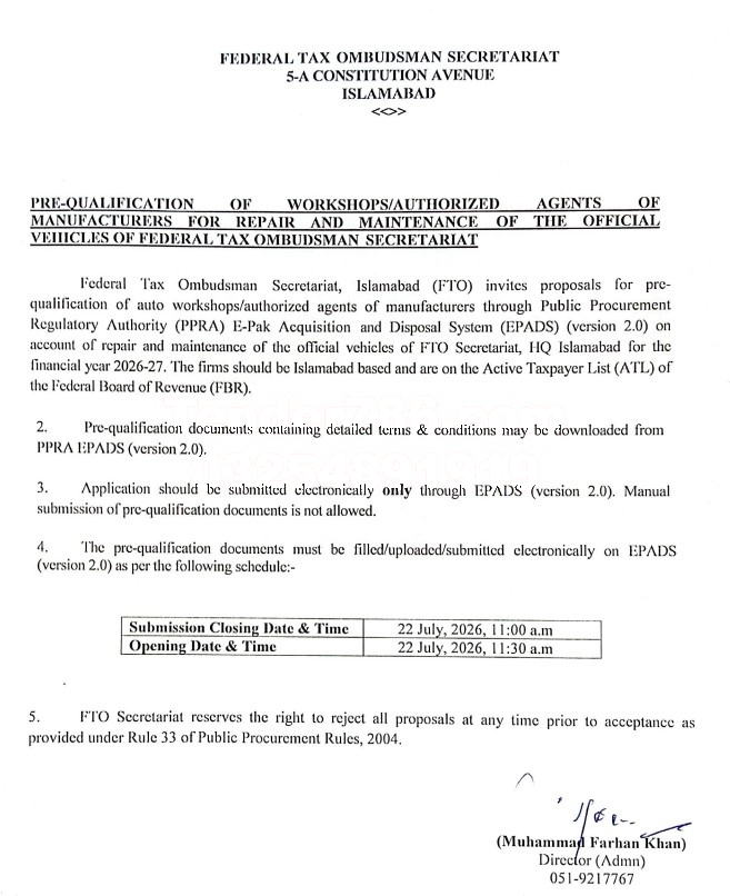 Tender Document