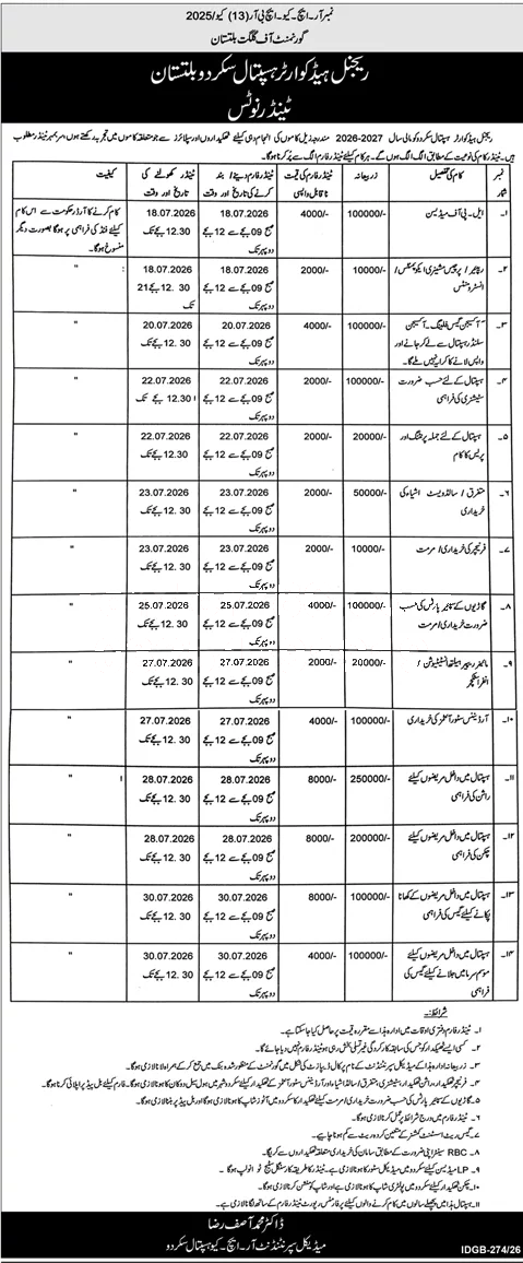 Tender Document