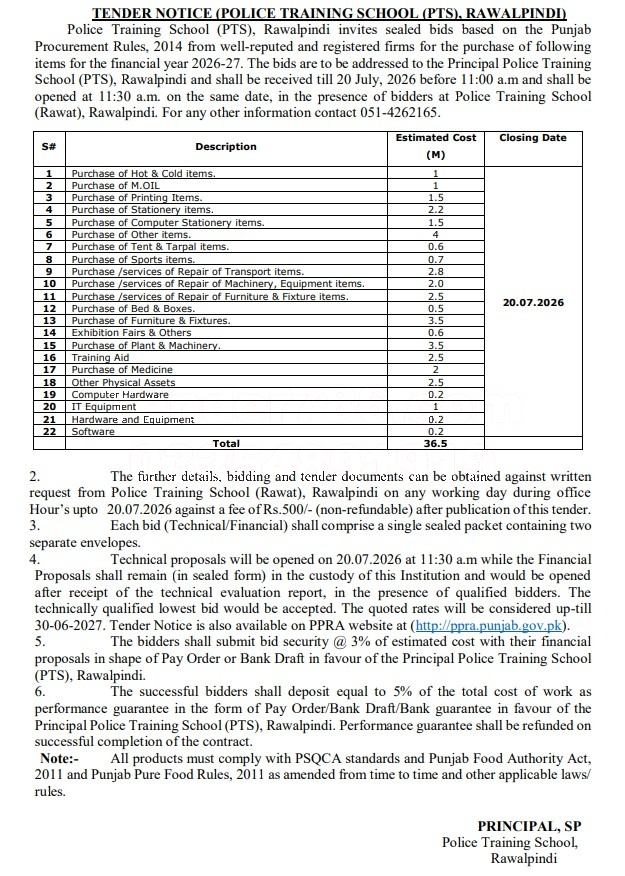 Tender Document