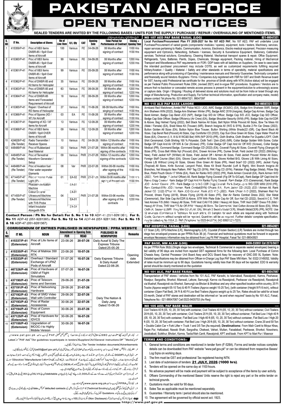 Tender Document