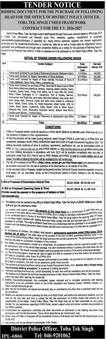 Tender Document