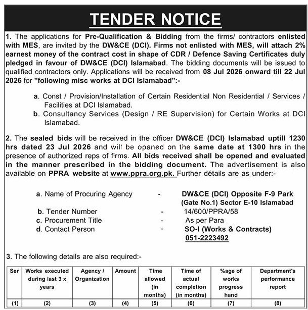 Tender Document