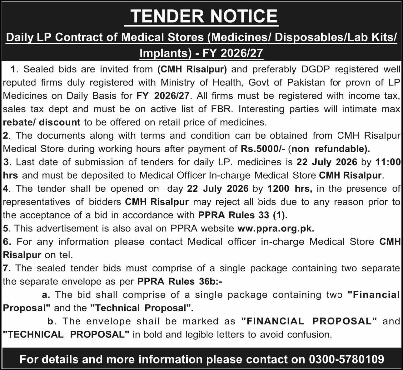 Tender Document