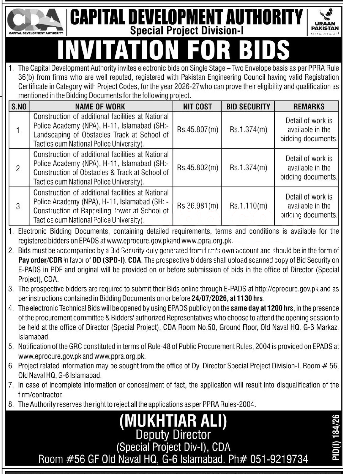 Tender Document
