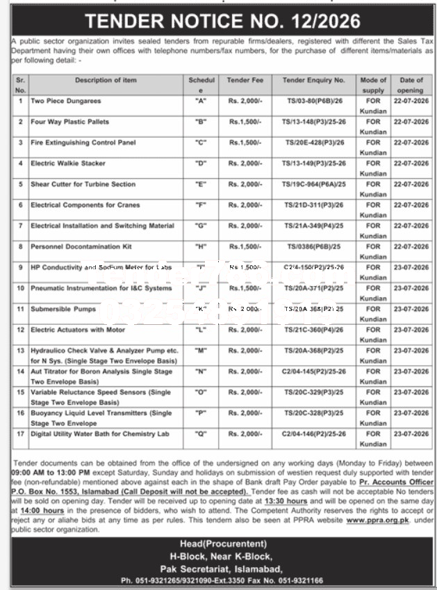 Tender Document