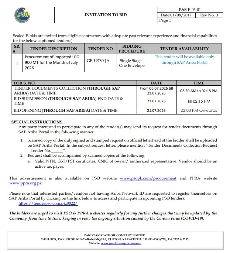 Tender Document