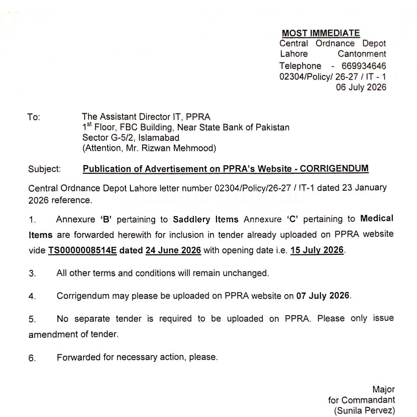 Tender Document