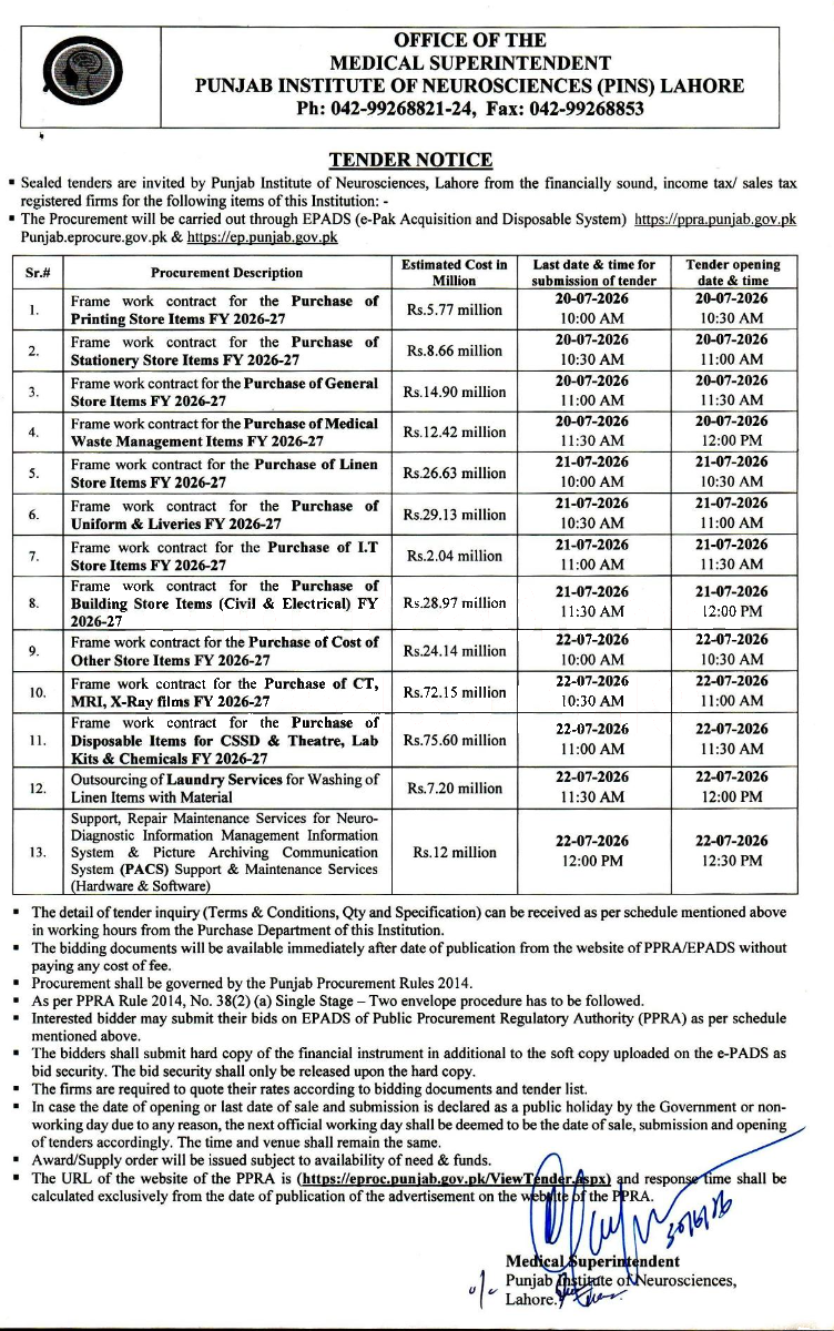Tender Document