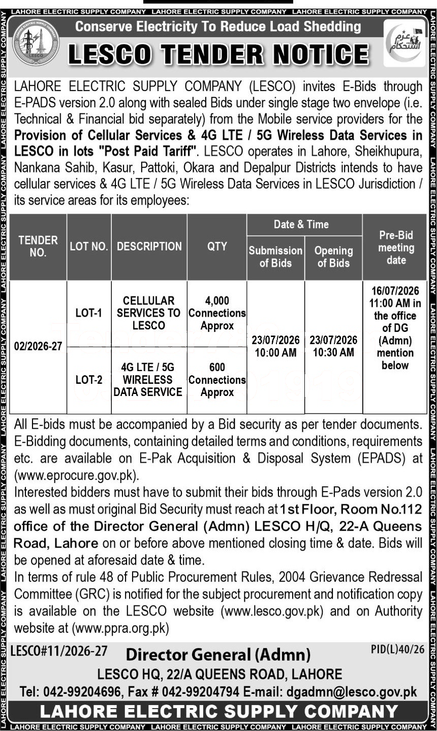 Tender Document