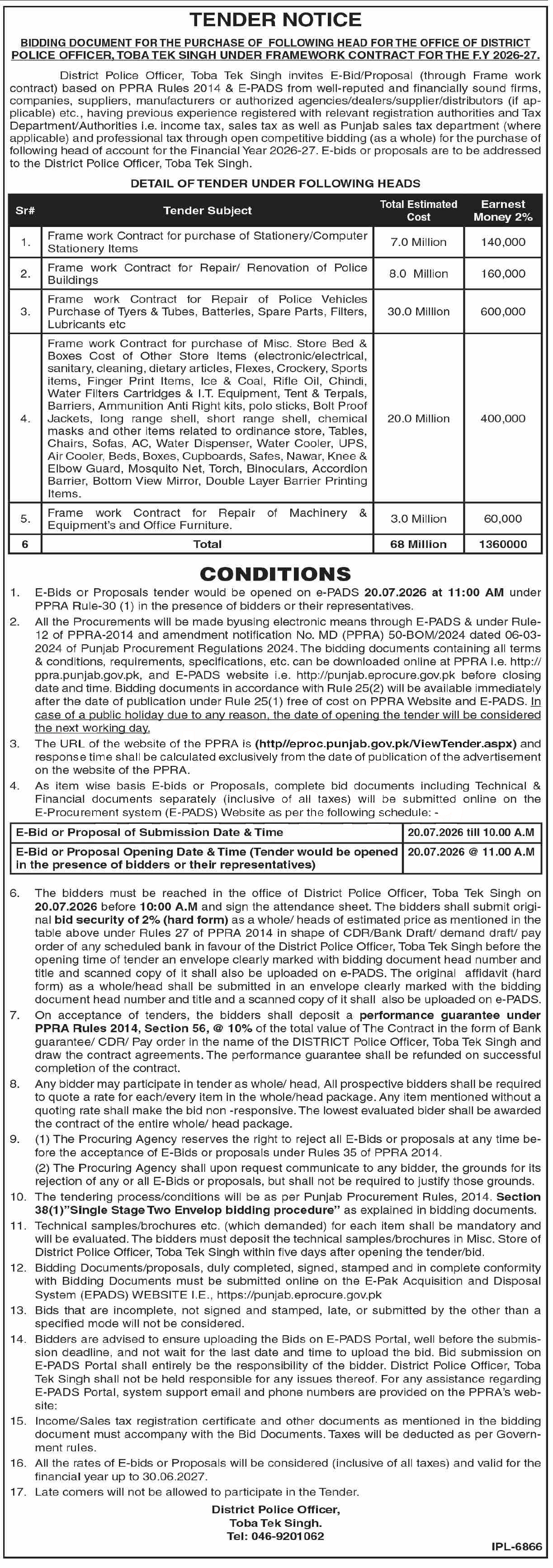 Tender Document