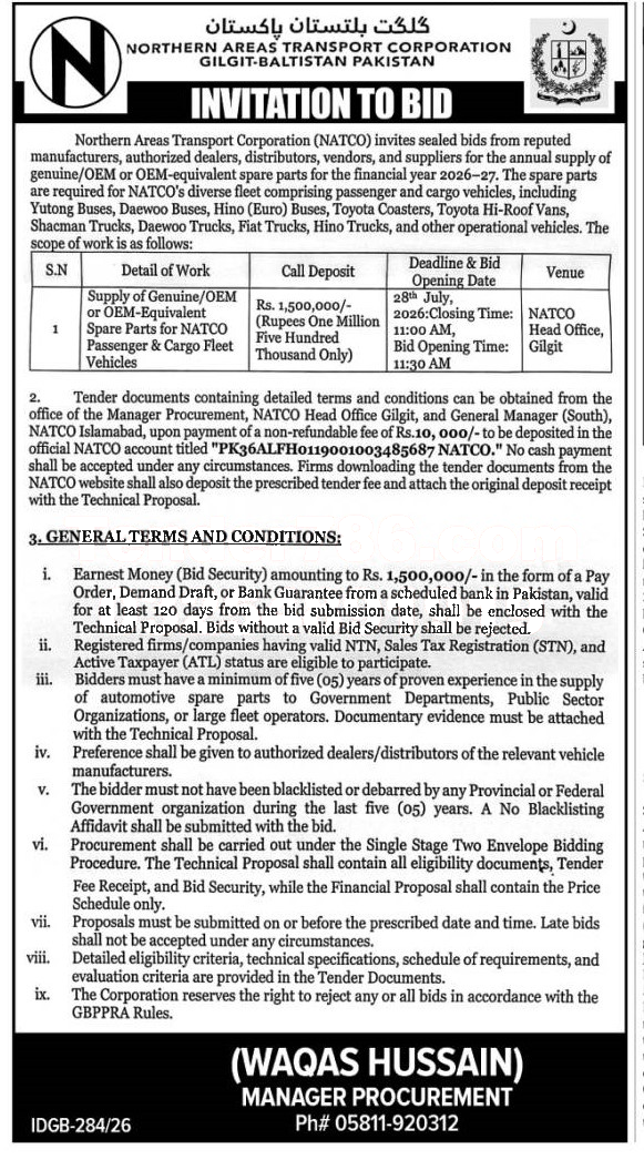 Tender Document