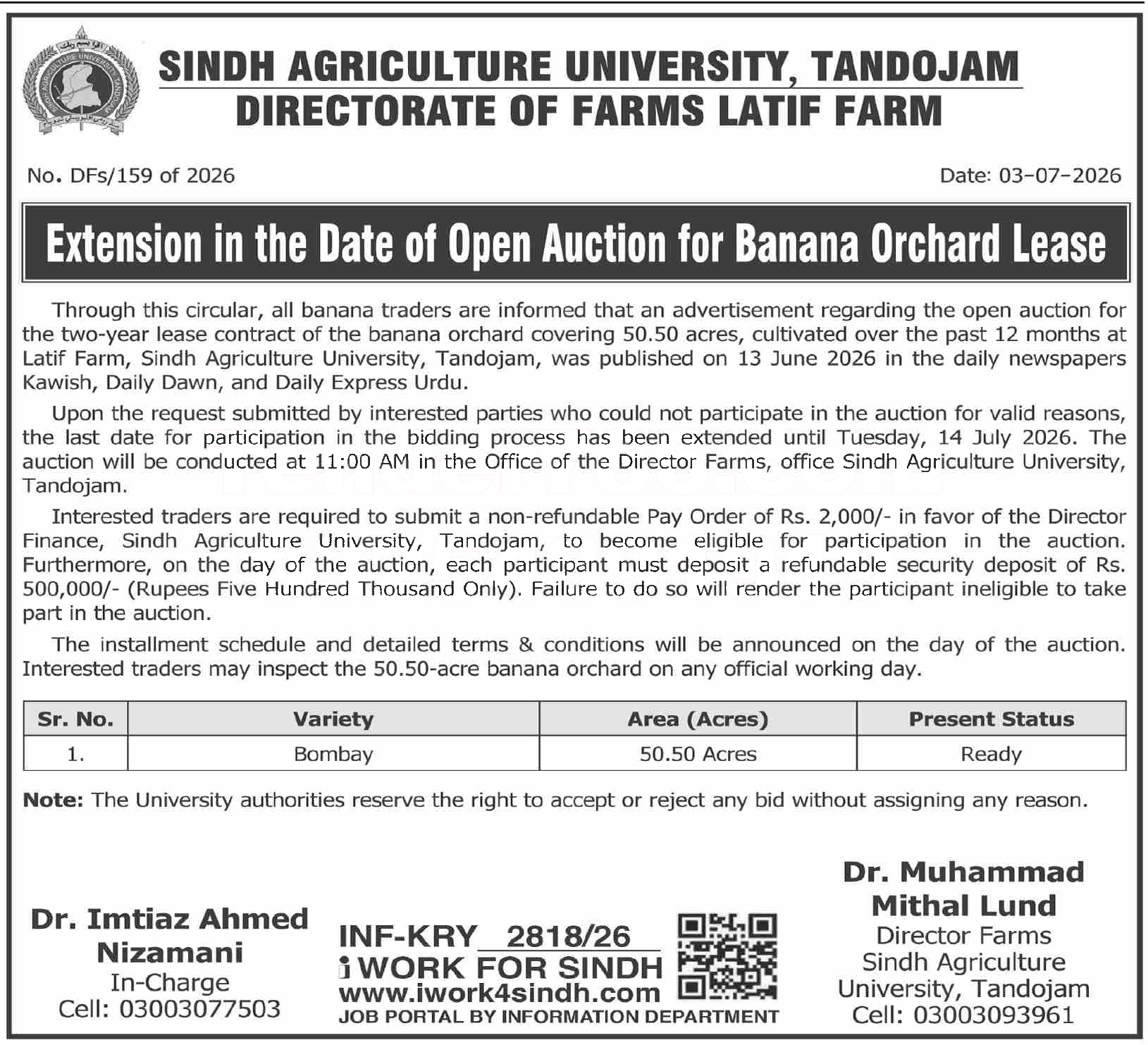 Tender Document