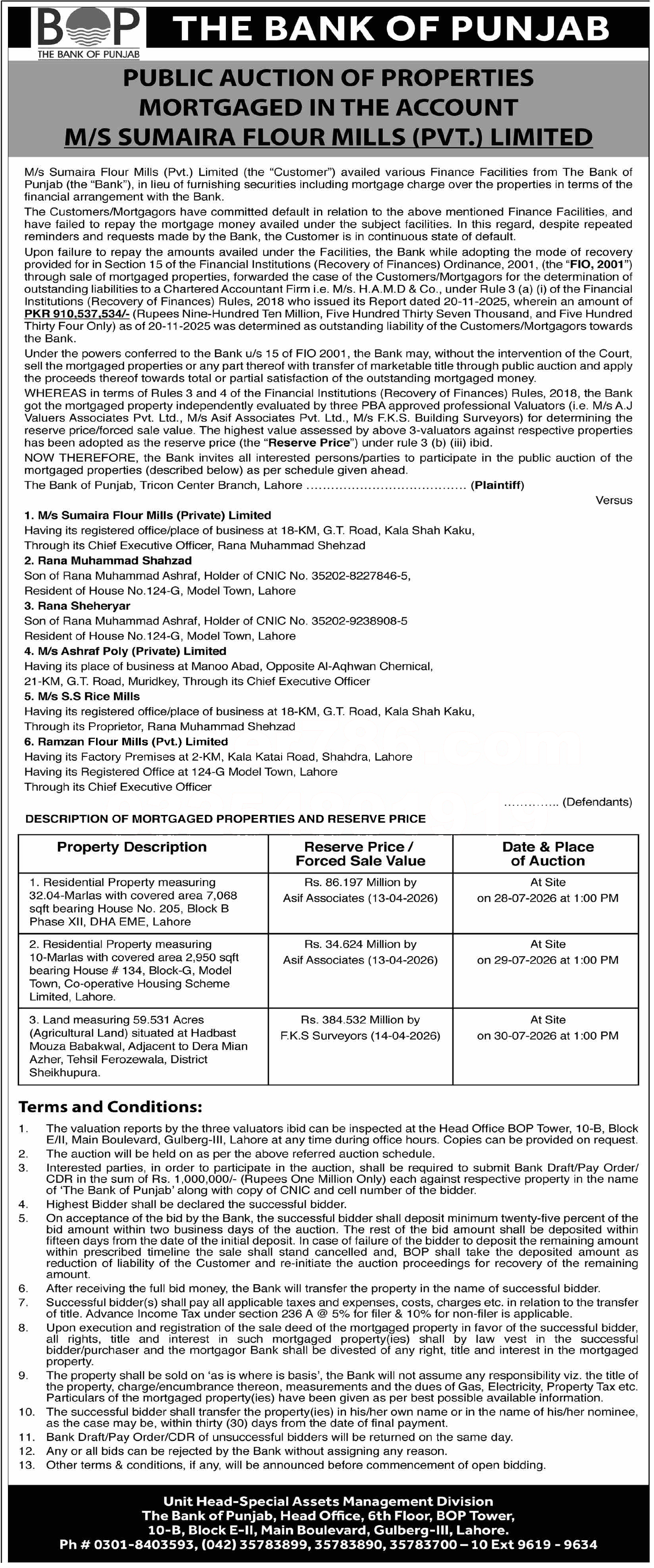 Tender Document