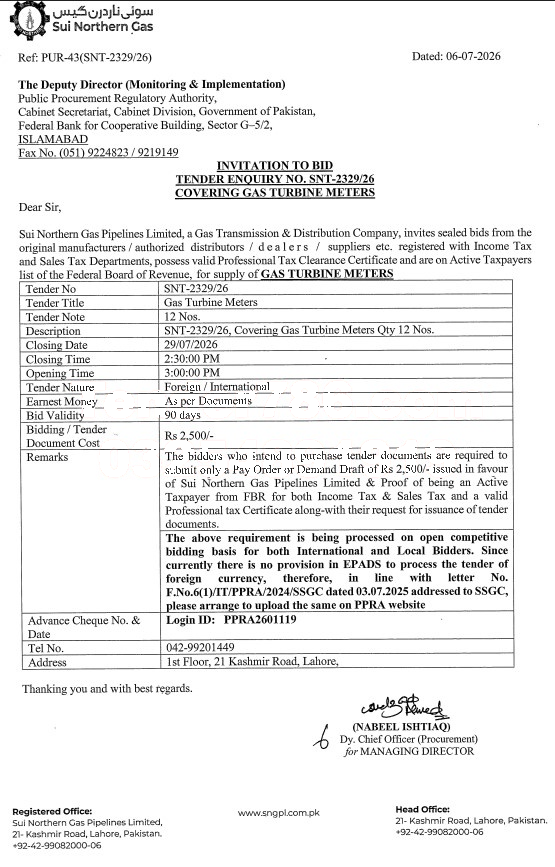 Tender Document