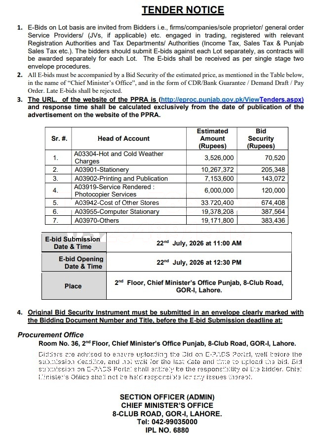 Tender Document