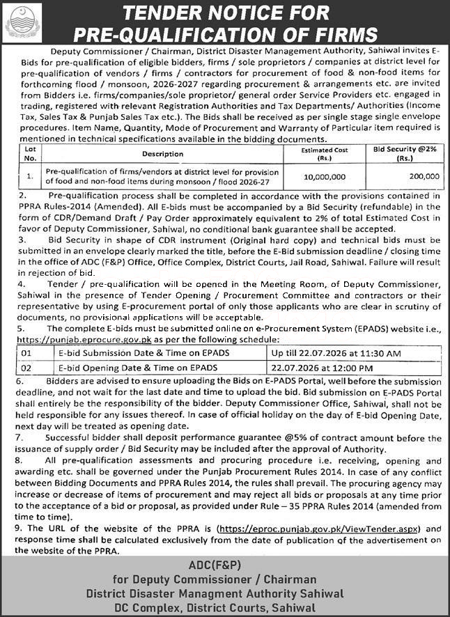 Tender Document