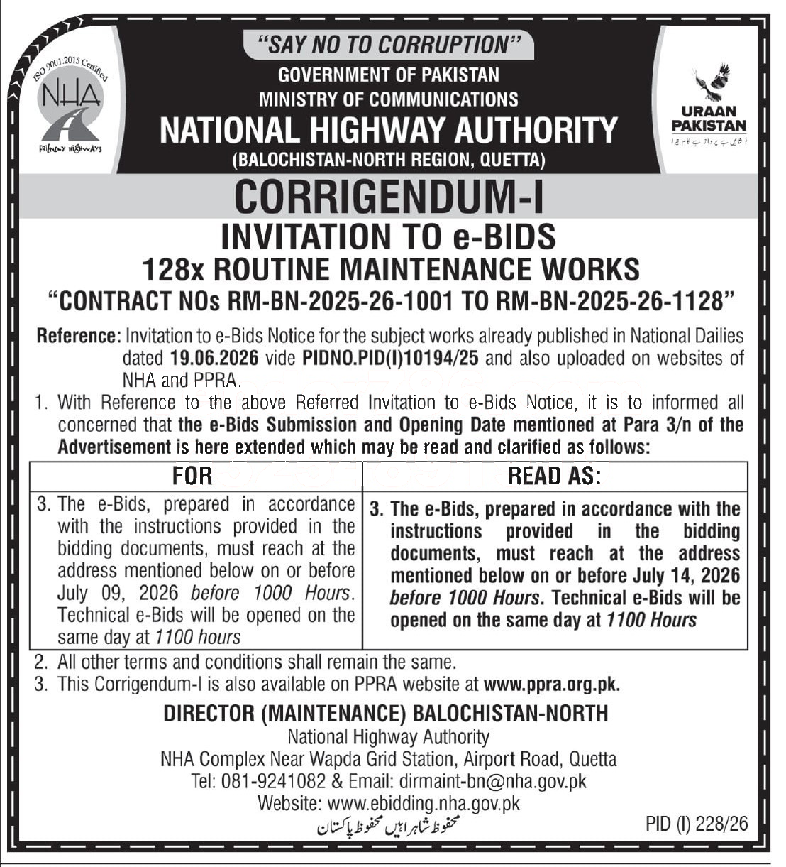 Tender Document