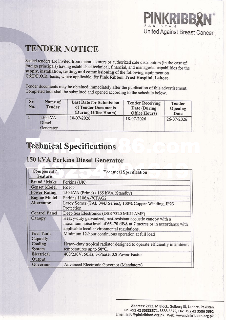 Tender Document