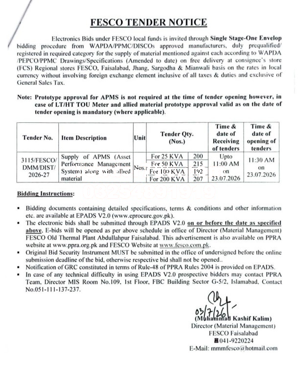 Tender Document