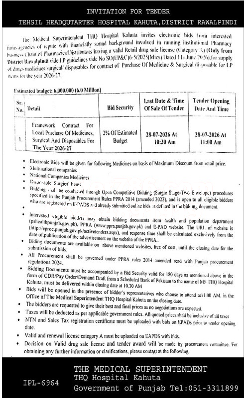 Tender Document