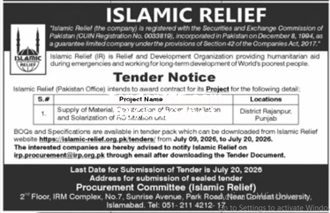 Tender Document