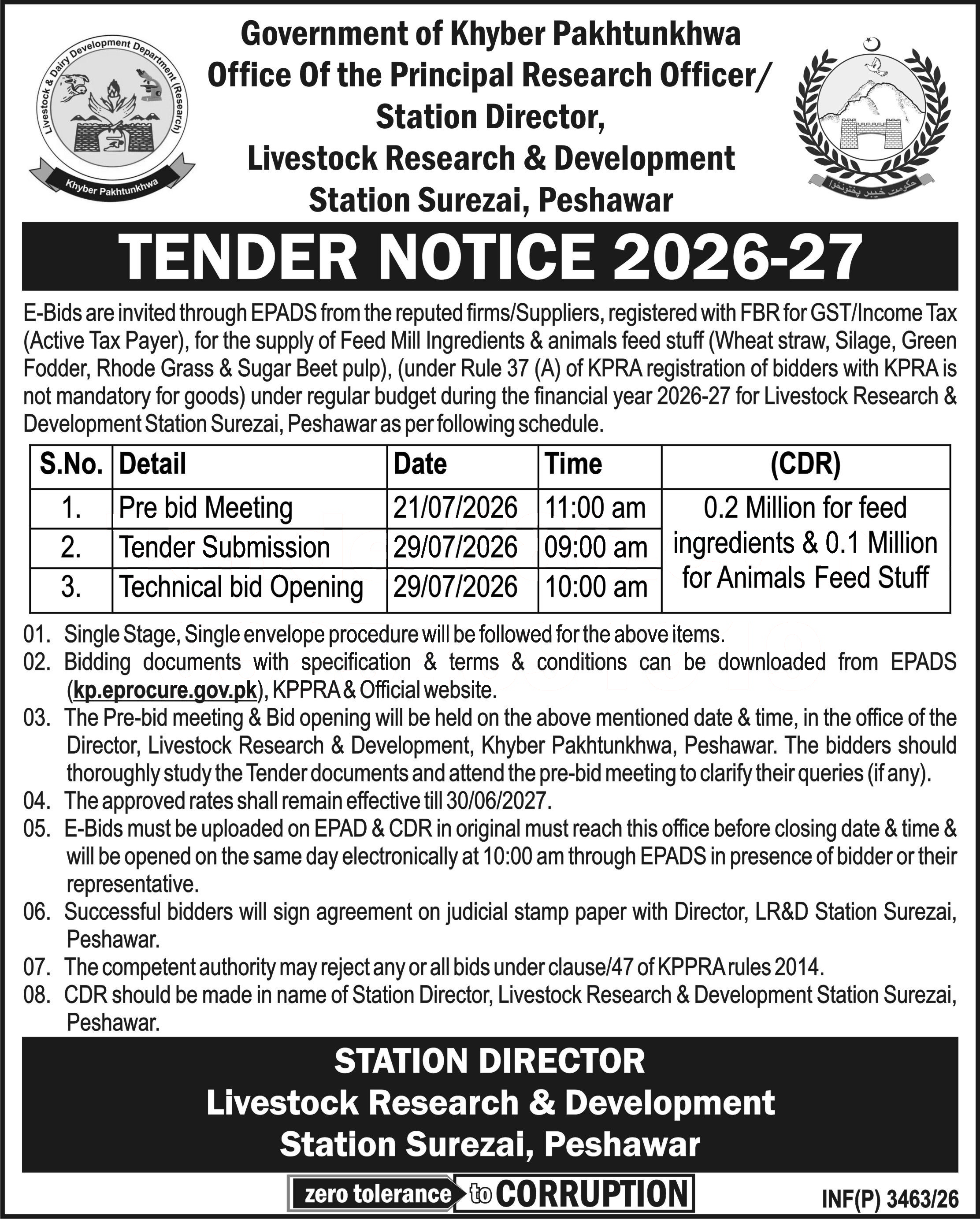 Tender Document