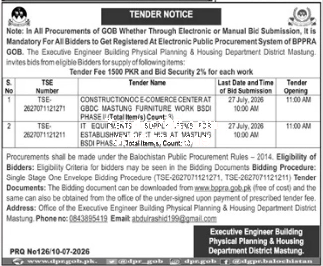Tender Document