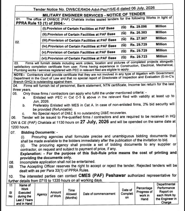 Tender Document