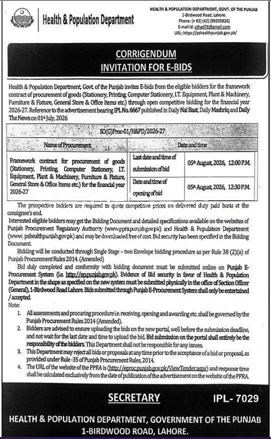 Tender Document