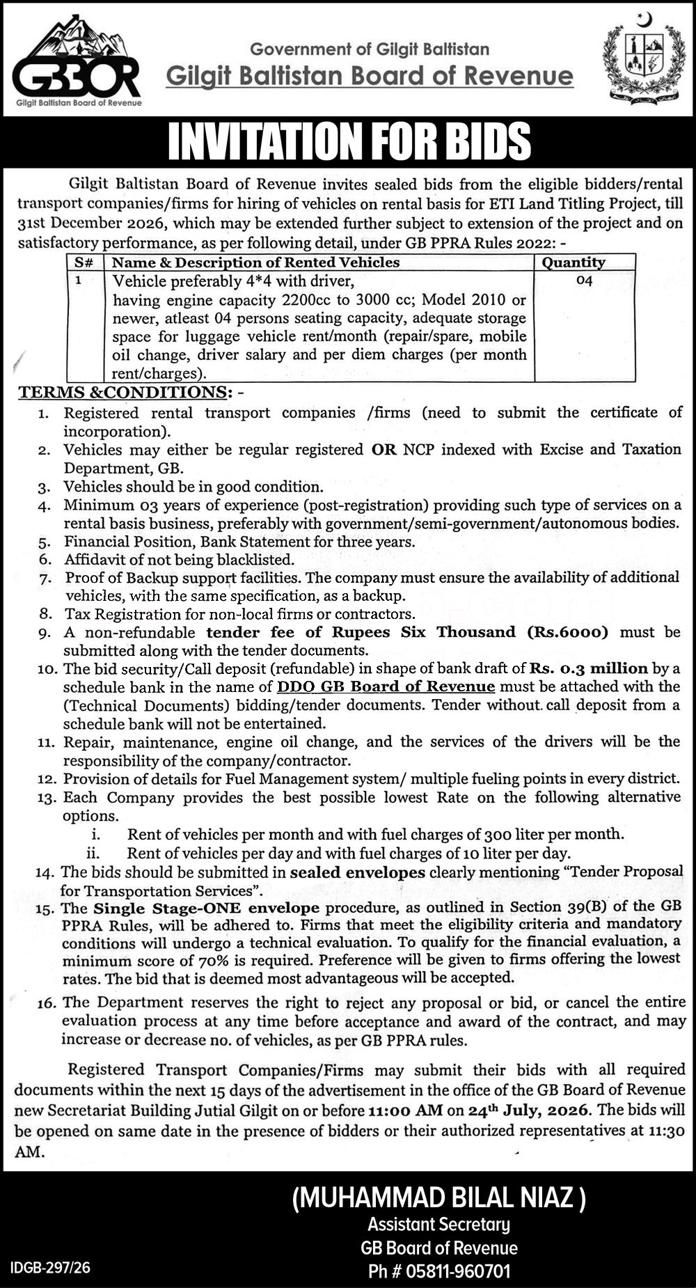 Tender Document