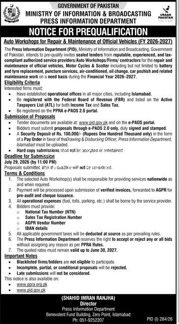 Tender Document