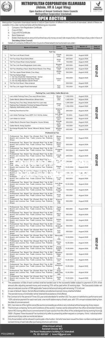 Tender Document