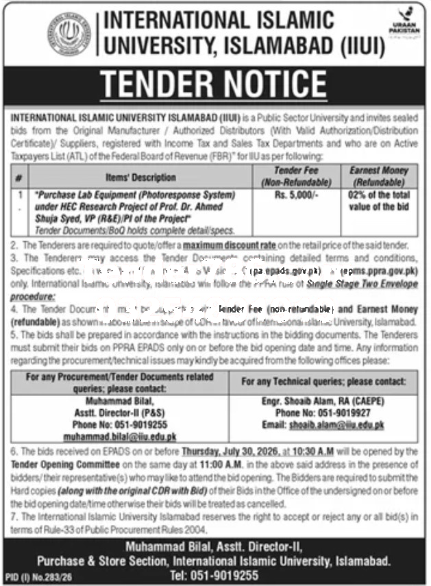Tender Document