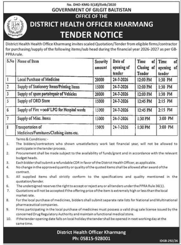 Tender Document