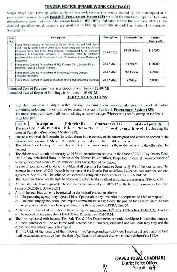 Tender Document