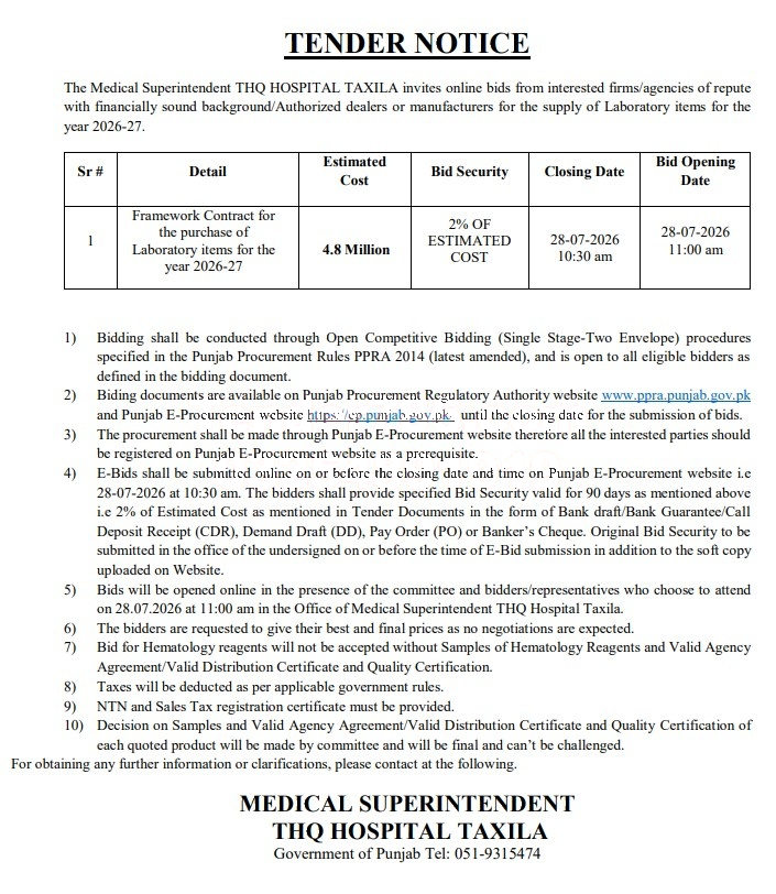 Tender Document