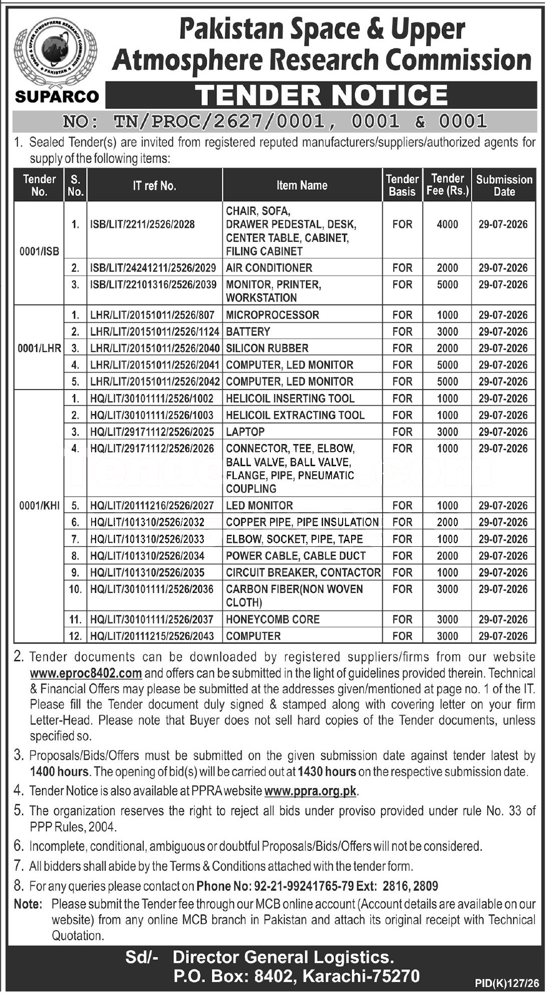 Tender Document