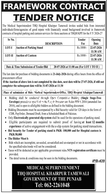 Tender Document
