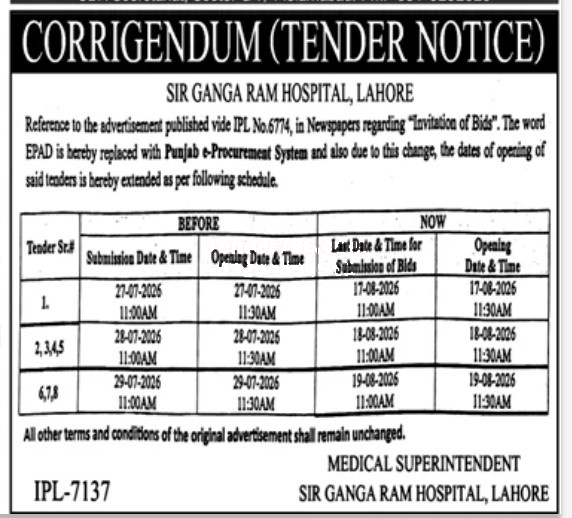Tender Document
