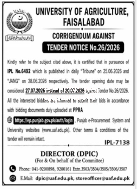Tender Document