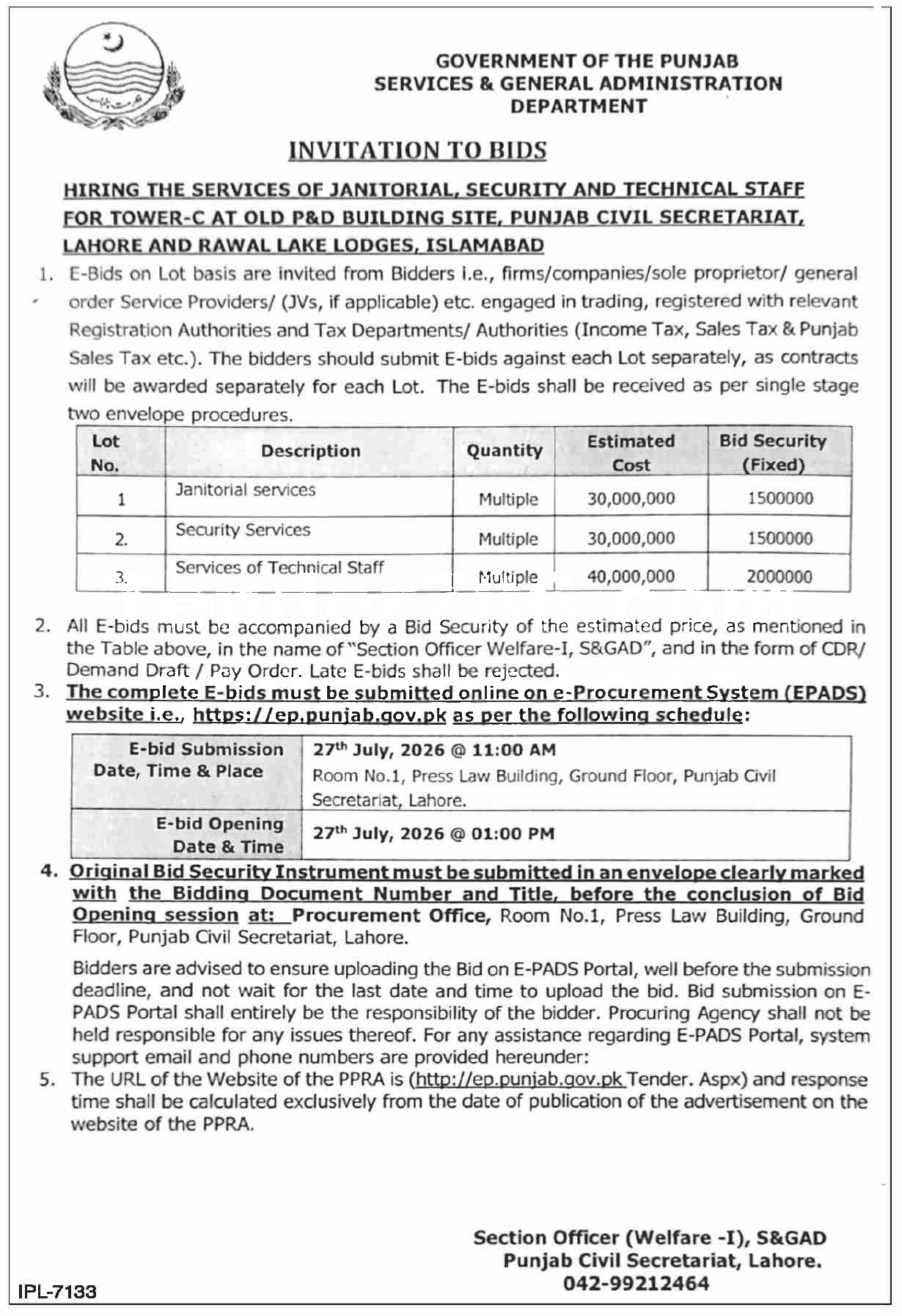Tender Document