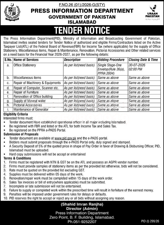 Tender Document