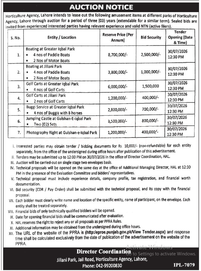 Tender Document