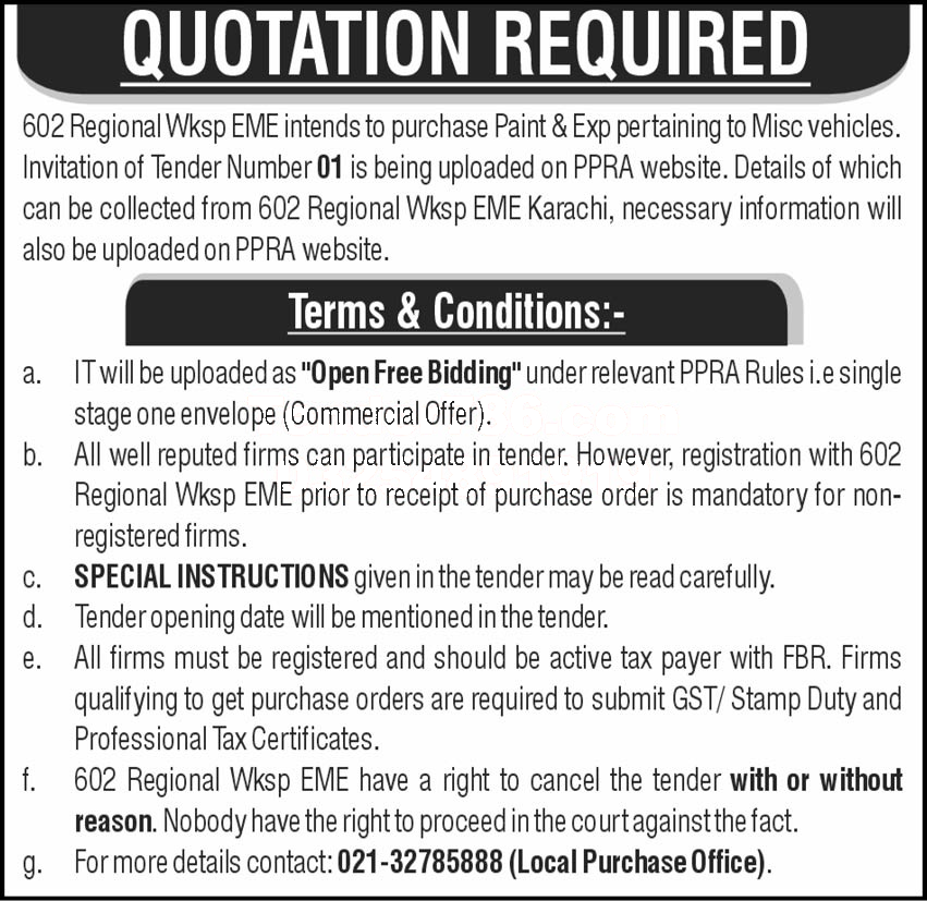 Tender Document